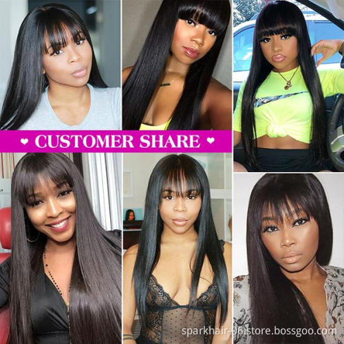 Wholesale Wig Vendors Brazilian Natural Wig Human Hair Lace Front Yexin Virgin Peruvian Hair Wigs For Black Woman Body Wave